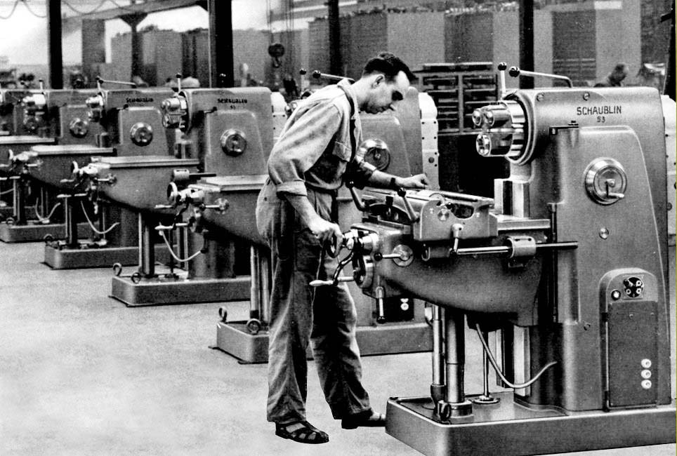 Фото фрезерного універсального верстата Schaublin 53